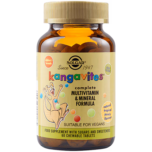 KANGAVITES TROPICAL PUNCH COMPLETE MULTIVITAMIN AND MINERAL FORMULA CHEWABLE TABLETS_60 (1) benecure διατροφή, συμπληρώματα διατροφής, επιθέματα κατακλίσεων, οξυγονοθεραπεία, συσκευές cpap