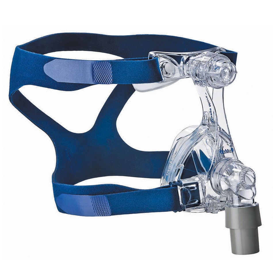 resmed-mirage-micro-nasal-cpap-mask-with-headgear-side-view-raftopoulos benecure διατροφή, συμπληρώματα διατροφής, επιθέματα κατακλίσεων, οξυγονοθεραπεία, συσκευές cpap