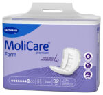Hartmann MoliCare® Premium Form 8 Drops Unisex - Μεγάλα Επιθέματα Ακράτειας Ενηλίκων Μιας Χρήσης, Νύχτας 8 Σταγόνες 32τεμ