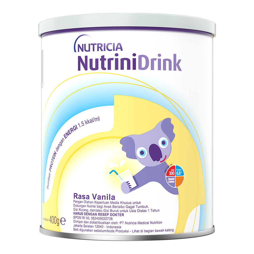 nutrinidrink-powder Nutricia NutriniDrink Powder - Θρεπτικό Σκεύασμα Για Βρέφη Υπερθερμιδικό, Υπερπρωτεϊνικό Σε Μορφή Σκόνης 400gr - Image 1